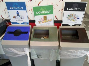 Burgerville recycling and compost