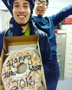 frosty-the-giant-donut-happy-new-year-from-riderrob-delivering-treats-in-the-pouring-rain-wedeliver-happynewyear_24024493866_o