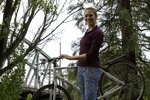 Susan Gershwin, Special Projects/Brand Ambassador Rider Susan with bike
